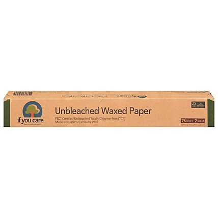 If You Care Unbleached Wax Paper 75 Sq. Ft. - Each - Image 3