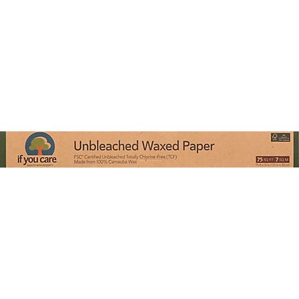 If You Care Unbleached Wax Paper 75 Sq. Ft. - Each - Image 2