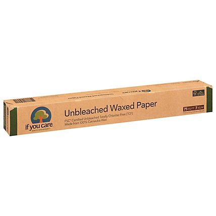 If You Care Unbleached Wax Paper 75 Sq. Ft. - Each - Image 1