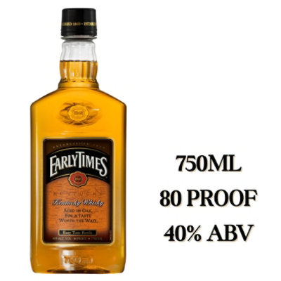 Early Times Kentucky Whisky 80 Proof Traveler Bottle - 750 Ml