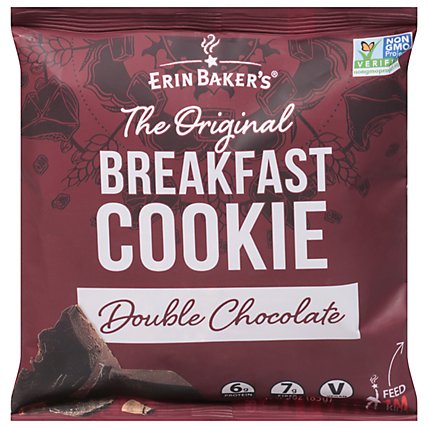 Bakers Double Chocolate Chunk Breakfast Cookies - 3 Oz - Image 1