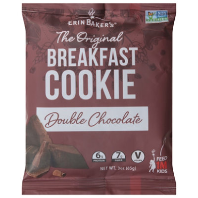 Bakers Double Chocolate Chunk Breakfast Cookies - 3 Oz - Image 1