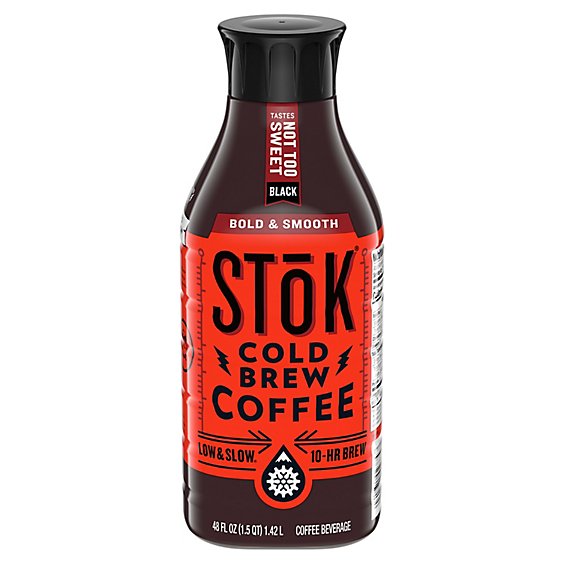 Stok Cold Brew Coffee Not Too Sweet - 48 Fl. Oz.