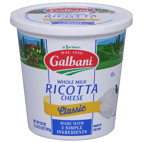 Galbani Whole Milk Riccota Cheese - 28 Oz