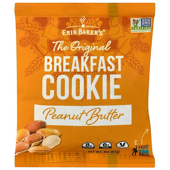 Erin Baker's Peanut Butter Breakfast Cookie - 3 Oz