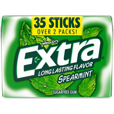 Extra Sugar Free Chewing Gum Spearmint Mega Pack - 35 Count - Image 1