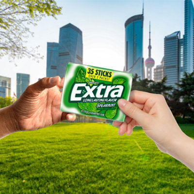 Extra Sugar Free Chewing Gum Spearmint Mega Pack - 35 Count - Image 5