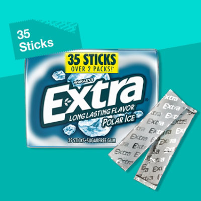 Extra Sugar Free Chewing Gum Polar Ice Mega Pack - 35 Count - Image 2