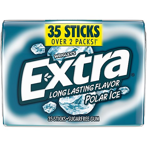 Extra Sugar Free Chewing Gum Polar Ice Mega Pack - 35 Count