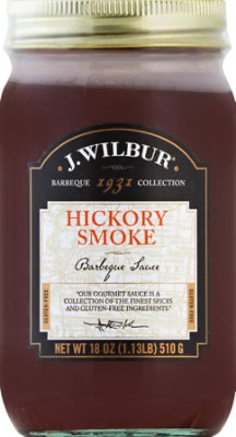 J Wilbur Sauce Barbeque Hickory Smoke - 18 Oz - Image 2