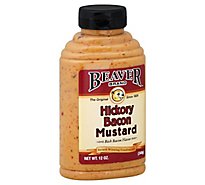 Beaver Brand Mustard Hickory Bacon - 12 Oz
