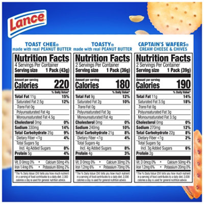 Lance Sandwich Crackers Variety - 8 Ct - Variety Pack - Image 4