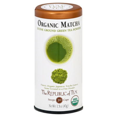 The Republic of Tea Green Tea Powder Stone Ground Matcha - 1.5 Oz - Image 3