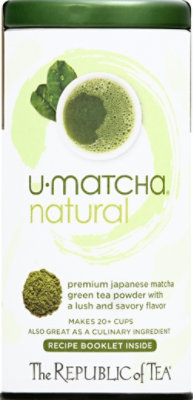 The Republic of Tea Green Tea Powder U Matcha Natural - 1.5 Oz - Image 2