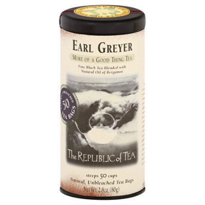 The Republic of Tea Black Tea Bags More Of A Good Thing Earl Greyer - 50 Count - Image 3