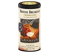 The Republic of Tea Black Tea Bags The Perfect Cuppa British Breakfast - 50 Count