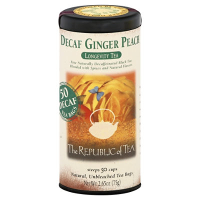 The Republic of Tea Ginger Pch Decaf - 50 Count - Image 3