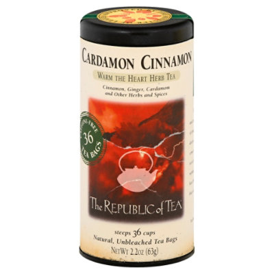 The Republic of Tea Herbal Tea Cardamon Cinnamon - 36 Count - Image 3