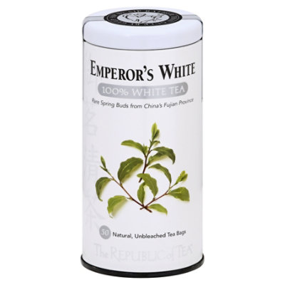 The Republic of Tea White Tea Emperors White - 50 Count - Image 3