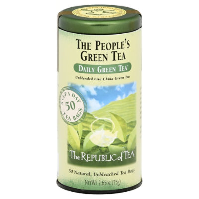 The Republic of Tea Green Tea Bags The Peoples Green Tea 50 Count - 2.65 Oz - Image 3