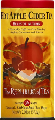 The Republic of Tea Herb Tea Hot Apple Cider - 36 Count - Image 2