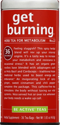 The Republic Of Tea Herb Tea Get Burning For Metabolism - 36 Count - Image 2