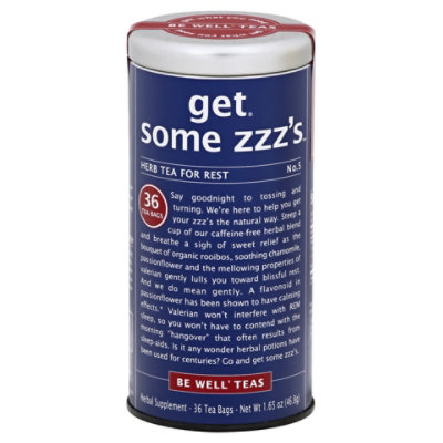 The Republic Of Tea Herb Tea Get Some Zzzs For Rest No. 5 - 36 Count - Image 1