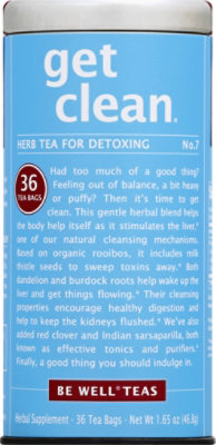 The Republic Of Tea Herb Tea Get Clean For Detoxing No. 7 - 36 Count - Image 2