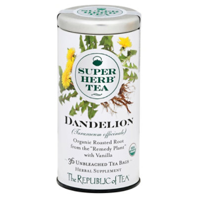 The Republic of Tea SuperHerb Tea Bags Dandelion - 36 Count - Image 2