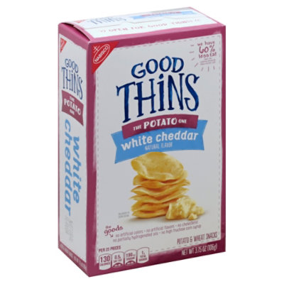 GOOD THiNS Snacks Potato & Wheat White Cheddar - 3.75 Oz
