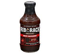 Rib Rack Sauce BBQ Hot Cayenne - 19 Oz