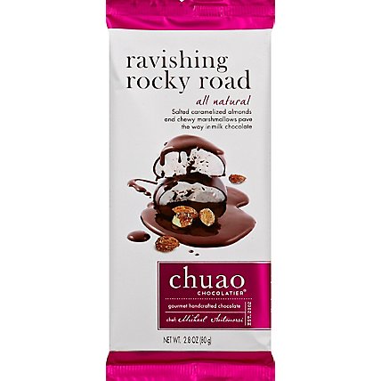 Chuao Chocolatier Chocolate Bar Milk Chocolate Ravishing Rocky Road - 3.5 Oz - Image 2