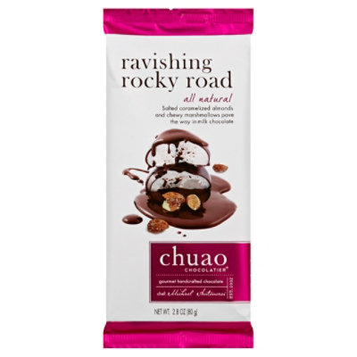 Chuao Chocolatier Chocolate Bar Milk Chocolate Ravishing Rocky Road - 3.5 Oz - Image 1