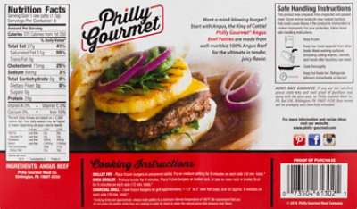 Philly Gourmet Angus Patty - 24 Oz - Image 5
