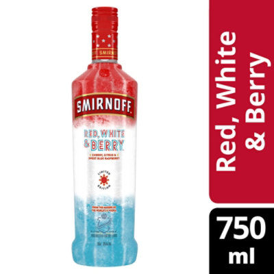 Smirnoff Infused With Natural Flavors Red White and Berry Vodka - 750 Ml - Image 1