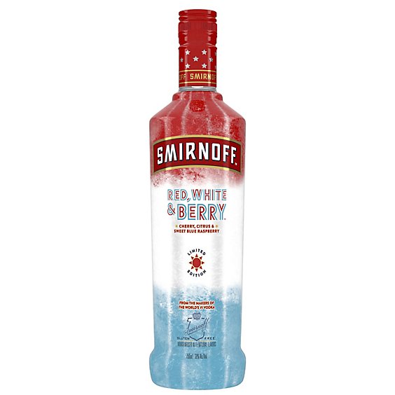 Smirnoff Infused With Natural Flavors Red White and Berry Vodka - 750 Ml