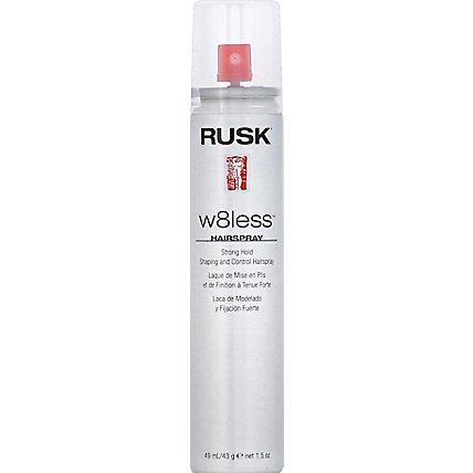 RUSK W8less Hairspray Strong Hold - 1.5 Fl. Oz. - Image 2