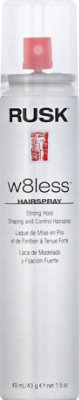 RUSK W8less Hairspray Strong Hold - 1.5 Fl. Oz. - Image 2