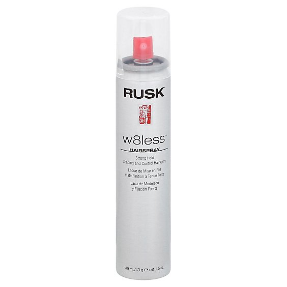 RUSK W8less Hairspray Strong Hold - 1.5 Fl. Oz.