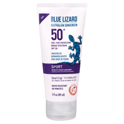 Blue Lizard SPF 50 Sport Sunscreen - 3 Oz - Image 3