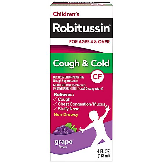 Robitussin Cough And Cold Cholesterol Free Pediatric - Each