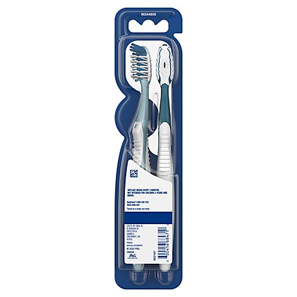 Oral B Cross Action Toothbrush All In One Medium - 2 Count - Image 2