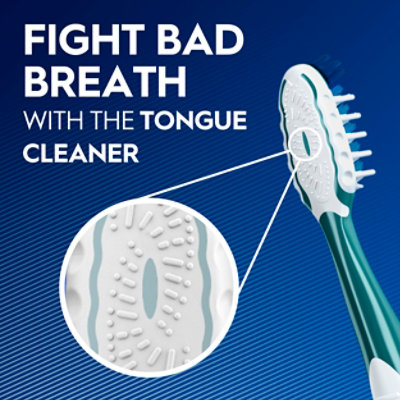 Oral B Cross Action Toothbrush All In One Medium - 2 Count - Image 5