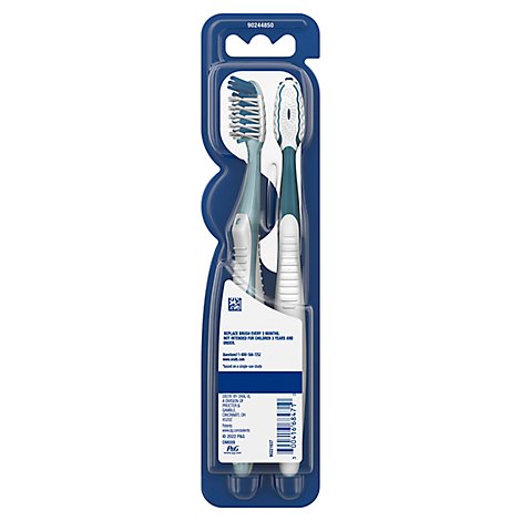 Oral B Cross Action Toothbrush All In One Medium - 2 Count