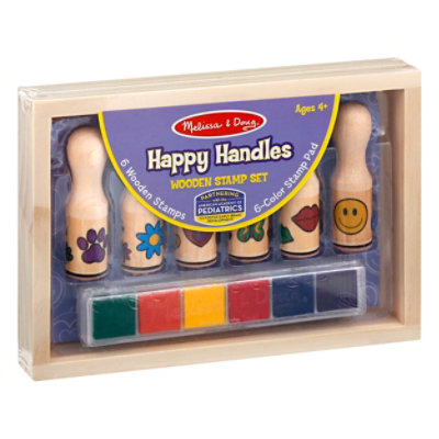 Melissa & Doug Happy Handle Stamps Set - Each - Image 1