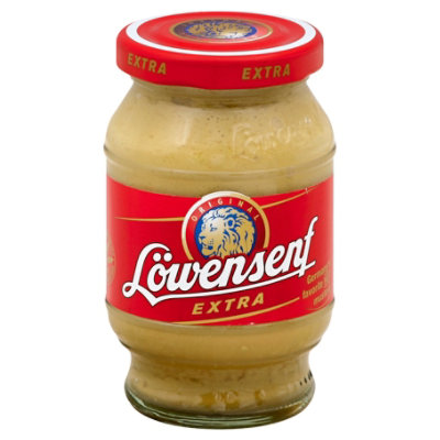 Lowensenf Mustard Extra Hot - 9.3 Oz - Image 1