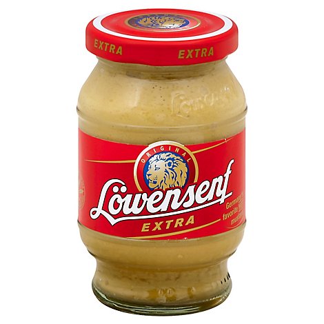 Lowensenf Mustard Extra Hot - 9.3 Oz