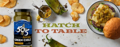 505 Southwestern Hatch Valley Green Chile Medium Flame Roasted Jar - 16 Oz - Image 2