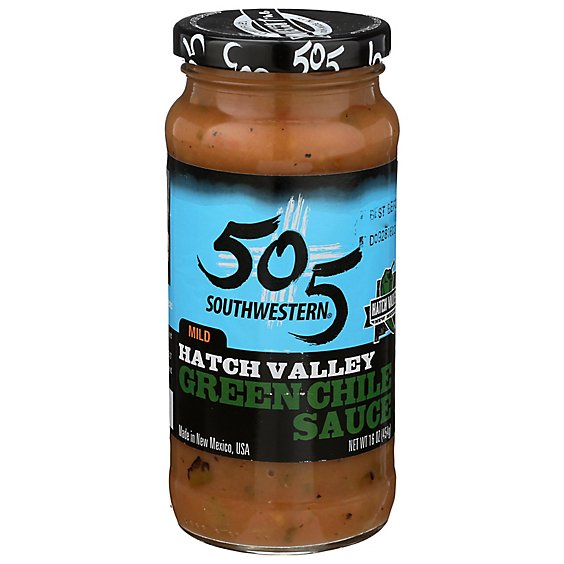 505 Southwestern Sauce Organic Green Chile Mild Jar - 16 Oz