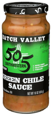 505 Southwestern Sauce Organic Green Chile Medium Jar - 16 Oz - Image 4